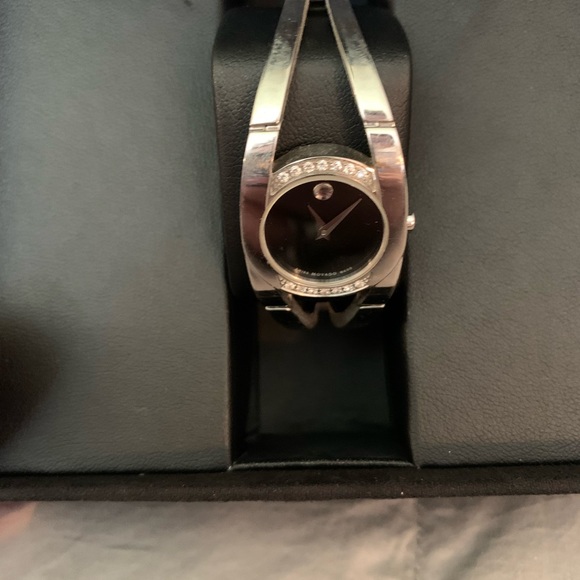 Movado Amorosa Ladies Diamond Set Wrist Watch - Picture 2 of 9